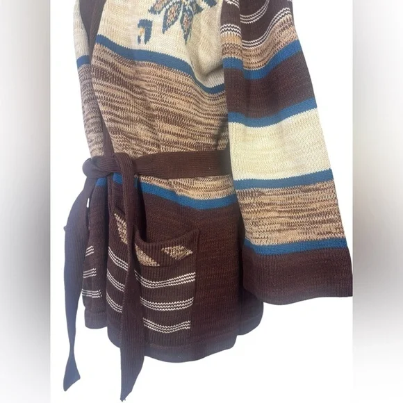 Monarch Knits vintage open belted cardigan - Picture 4 of 14